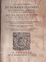 La Retorica. Divisa in sette libri dove si contiene tutto quello, che appartiene all'arte oratoria. Con le postille di M. Pio Portinaio Giureconsulto, che dimostrano sommariamente tutto quello, che vi si tratta. Et con la tavola de i capi principali