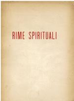 Rime spirituali scelte e commentate da Domenico Giuliotti