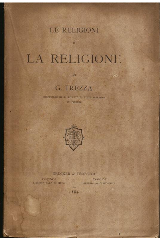 Le religioni e la religione - Gaetano Trezza - copertina