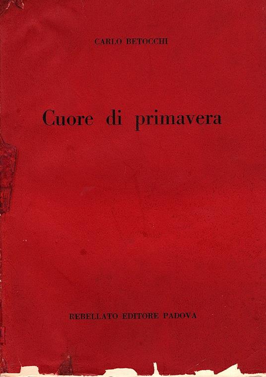 Cuore di primavera - Carlo Betocchi - copertina