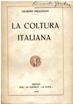 La coltura italiana. Prima edizione