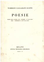 Poesie. Silenzi nella vecchia casa - Notturni - La luce degli umili - Confessioni e canti dell' anima