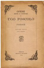 Poesie raccolte e ordinate da F. S. Orlandini. Volume unico. Nuova tiratura