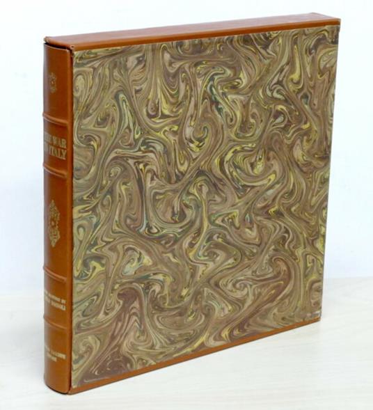 The war in Italy. La Guerra in Italia. "Con un resoconto descrittivo del corrispondente di "The Times" dal campo alleato.". Ristampa anastatica dall'originale con traduzione a fronte e documentazione topografica - Carlo Bossoli - copertina