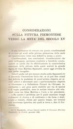 Considerazioni sulla pittura piemontese verso la metà del secolo XV