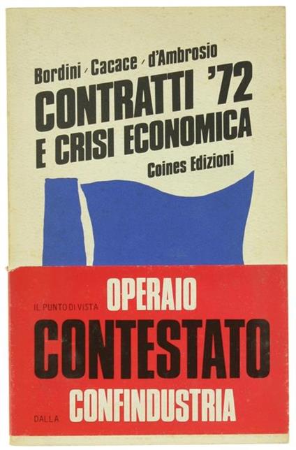 Contratti '72 e Crisi Economica - copertina