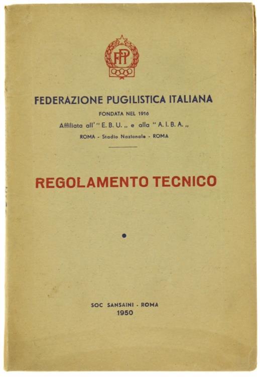 Regolamento Tecnico - copertina