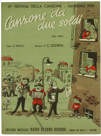 Canzone da Due Soldi - copertina