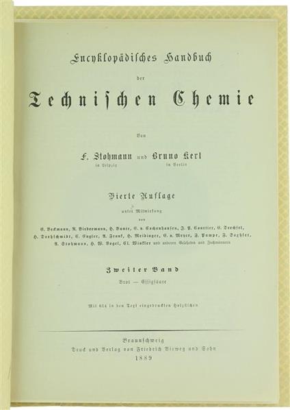Calcium - F. Stohmann,B. Kerl - copertina