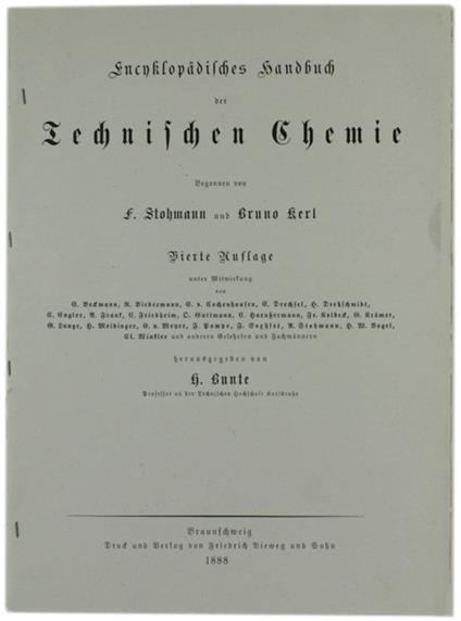 Brom - F. Stohmann,B. Kerl - copertina