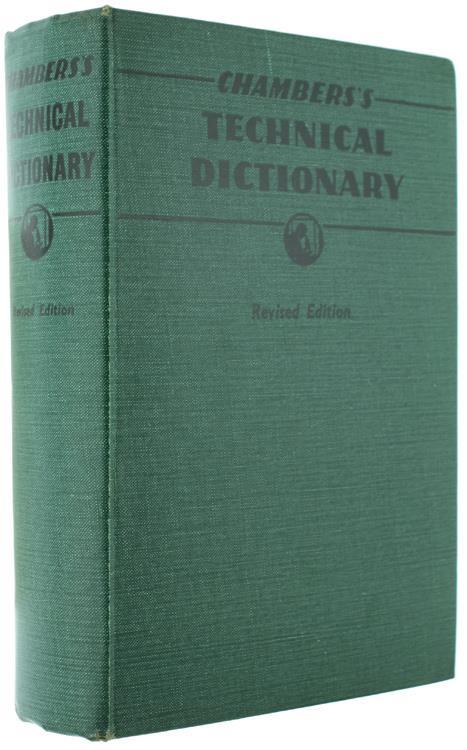 Chambers's Technical Dictionary - C.F. Tweney,L.E.C Hughes - copertina