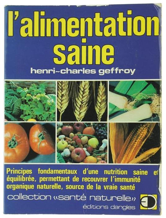 L' Alimentation Saine - Henri-Charles Geffroy - copertina