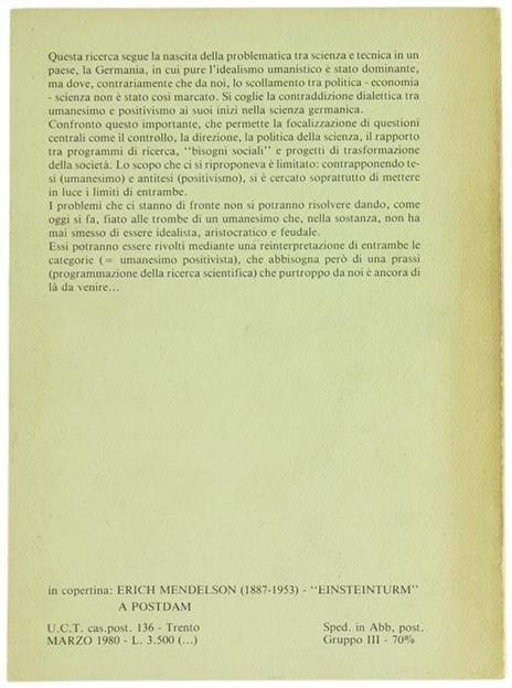 Aspetti della Politica della Scienza in Germania 1915-1925 - Massimiliano Maffei - 2