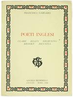 Poeti Inglesi. Clare - Keats - Browning - Brooke - Meynell