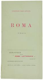 Roma. Versi