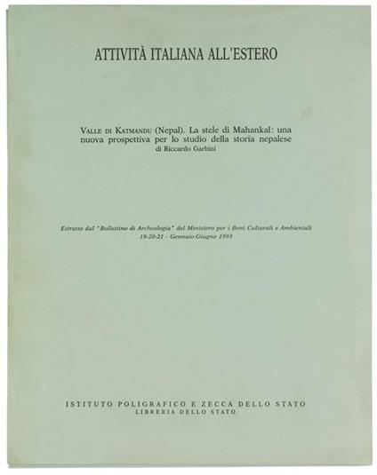 Epigrafia Nepalese, 2 Estratti - Riccardo Garbini - copertina