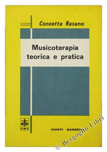Musicoterapia Teorica e Pratica - Concetta Rasano - copertina
