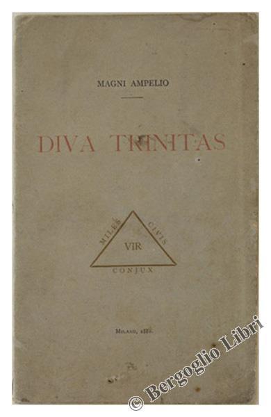 Diva Trinitas - Ampelio Magni - copertina