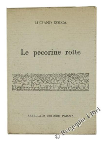 Le Pecorine Rotte - Luciano Rocca - copertina