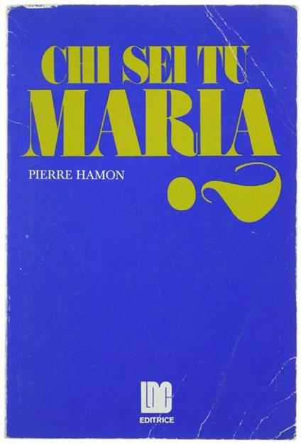 Chi Sei Tu Maria - Pierre Hamon - copertina