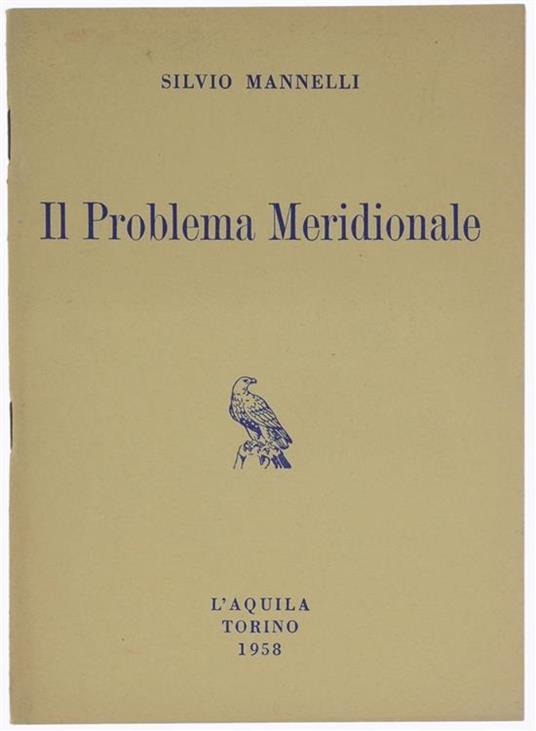 Il Problema Meridionale - Silvio Mannelli - copertina