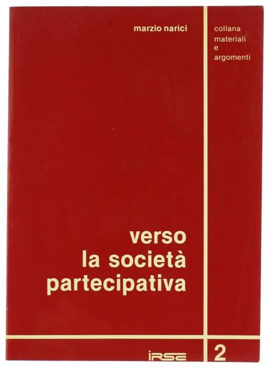 Verso la Società Partecipativa - Marzio Narici - copertina