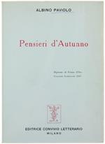 Pensieri d'Autunno (Liriche)