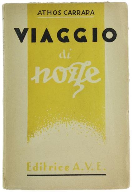 Viaggio di Nozze - Athos Carrara - copertina