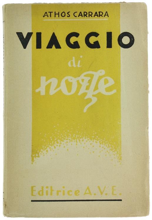 Viaggio di Nozze - Athos Carrara - copertina