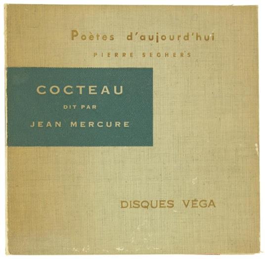 Jean Cocteau. Volume + Microsillon 33 T - Roger Lannes - copertina