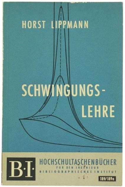 Schwingungslehre - Horst Lippmann - copertina