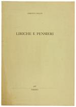 Liriche e Pensieri