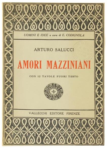 Amori Mazziniani - A. Salucci - copertina
