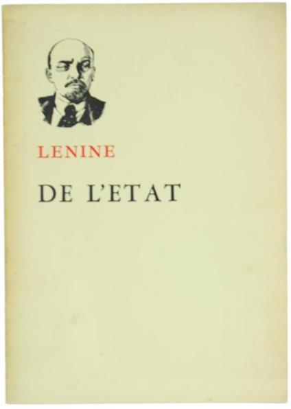 De l'Etat. Conference Faite Ál'Université Sverdlov le 11 Juillet 1919 - Lenin - copertina