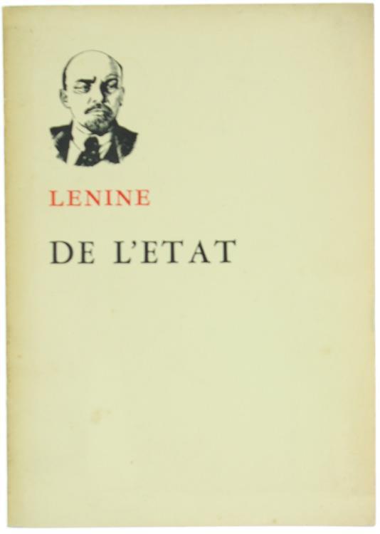 De l'Etat. Conference Faite Ál'Université Sverdlov le 11 Juillet 1919 - Lenin - copertina