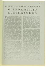 Olanda, Belgio, Lussemburgo. Aspetti dei Paesi in Guerra