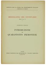 Introduzione al Quarantotto Piemontese