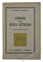 Antologia della Critica Letteraria. Volume Terzo: dall'Arcadia agli Inizi del Novecento