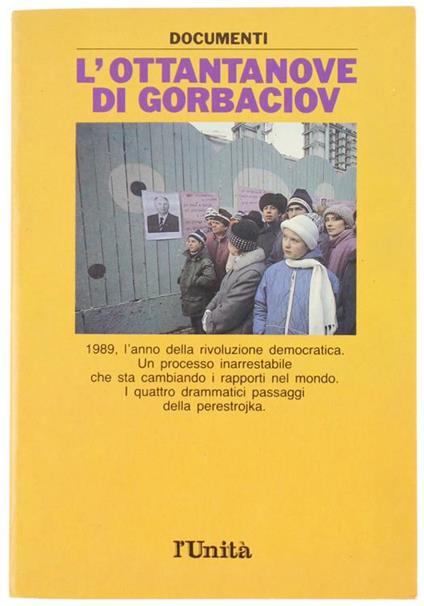 L' Ottantanove di Gorbaciov - Adriano Guerra - copertina