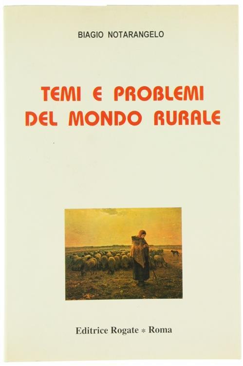 Temi e Problemi del Mondo Rurale - Biagio Notarangelo - copertina