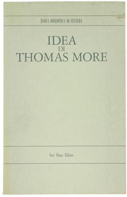 Idea di Thomas More - copertina