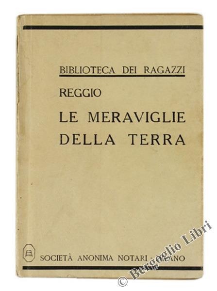 Le Meraviglie della Terra - Isidoro Reggio - copertina