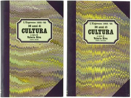 Trent'Anni di Cultura - Valerio Riva - copertina