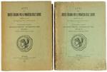 Atti della Società Italiana per il Progresso delle Scienze. Diciannovesima Riunione. Bolzano - Trento 7-15 Settembre 1930. Volume i - II