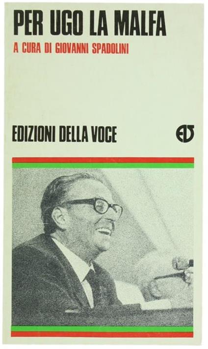 Per Ugo la Malfa - Giovanni Spadolini - copertina
