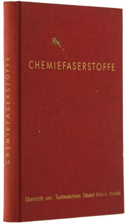 Chemiefaserstoffe - E. Wagner - copertina