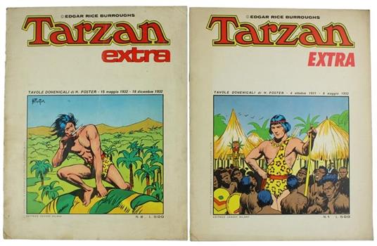 Tarzan Extra. N. 1. 2 - Edgar R. Burroughs - copertina