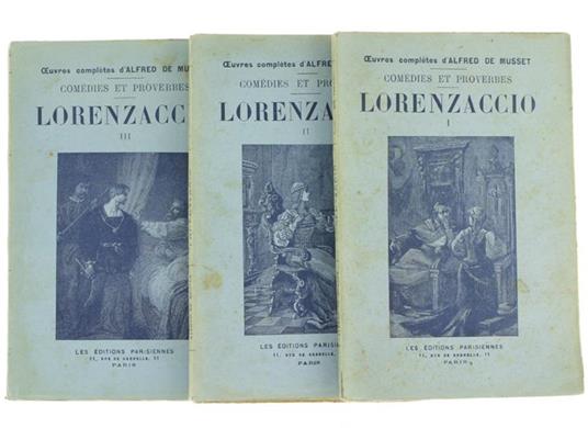 Lorenzaccio. Drame en Cinq Actes - Alfred de Musset - copertina