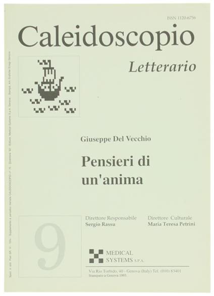 Pensieri di un'Anima - Gustavo Del Vecchio - copertina