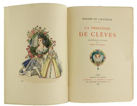 La Princesse de Cleves. Illustrations en Couleurs Par Serge de Solomko - Madame de Lafayette - 2